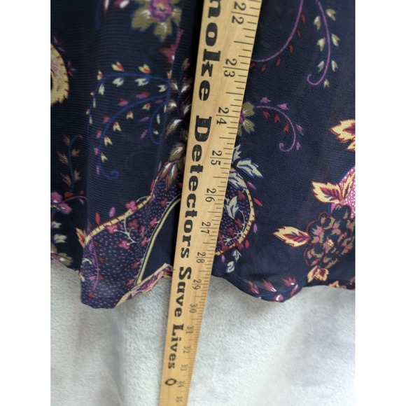 Womens Blouse‎ XL 16/18 Sheer Boho Whimsigoth - Picture 4 of 7